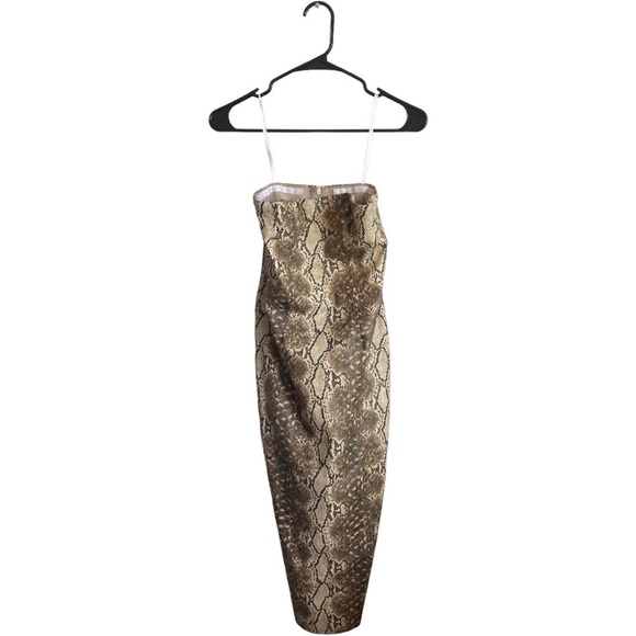 Katie May Vixen Faux Leather Dress in Camel
Snake XS - Picture 3 of 11